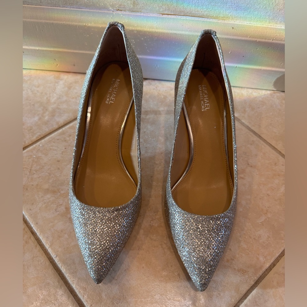 Gold/Silver sparkle pumps
